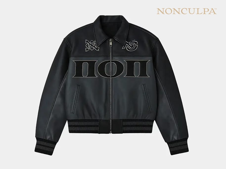 Fotografía moda chaqueta negra Nonculpa estilo urbano