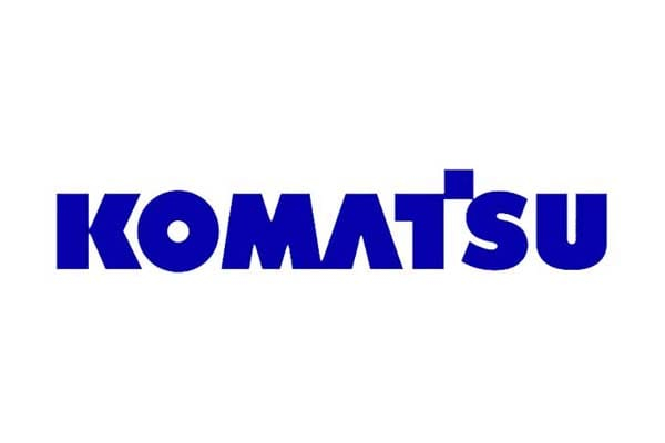 Logo Komatsu cliente de fotografía industrial