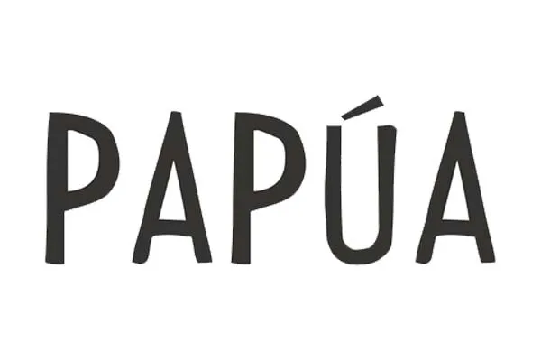 Logo Papúa marca de moda cliente de fotografía de producto