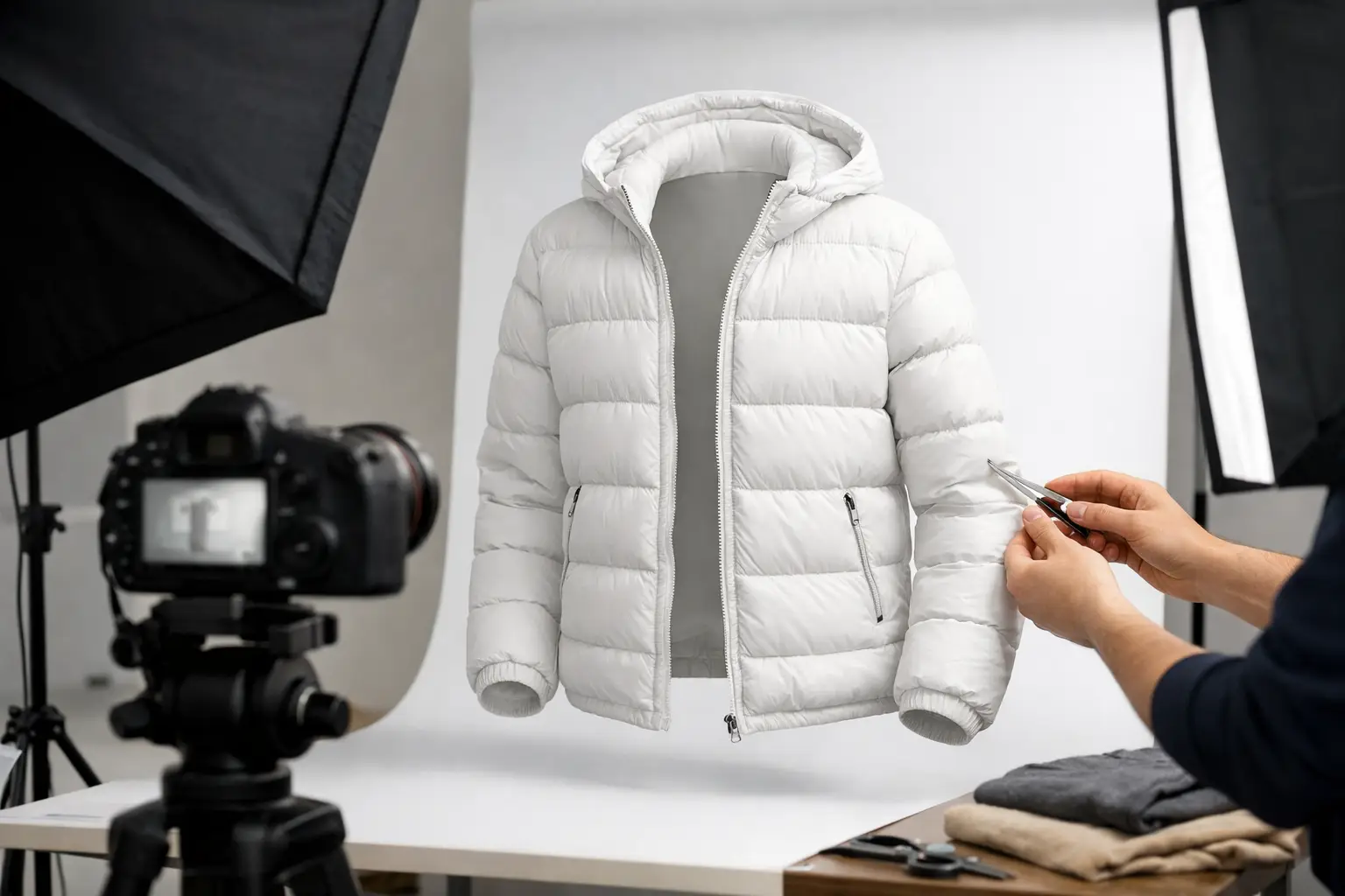 Fotografía con maniquí invisible para ecommerce Fotografía con maniquí invisible para ecommerce