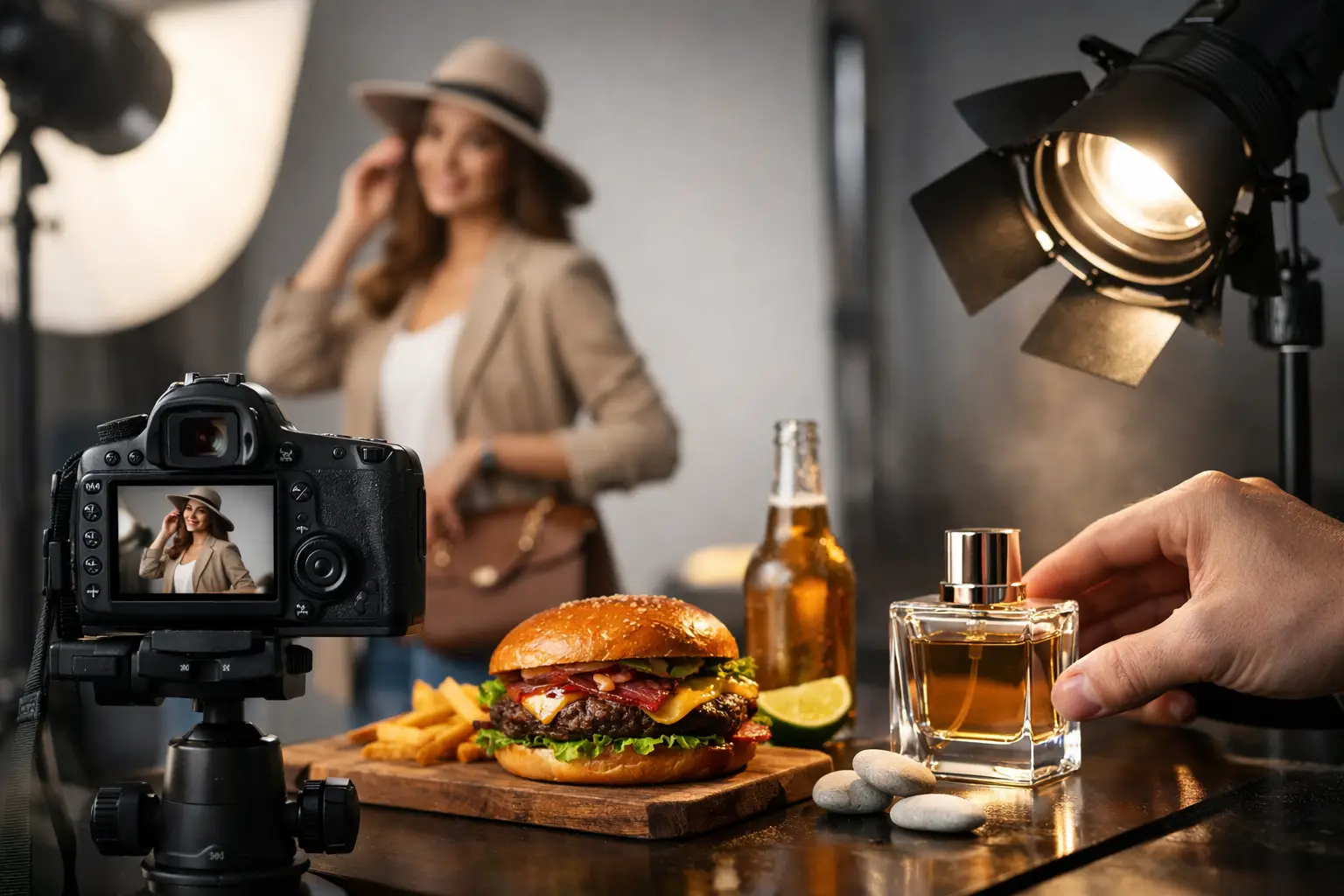 Servicios de fotografía publicitaria que venden