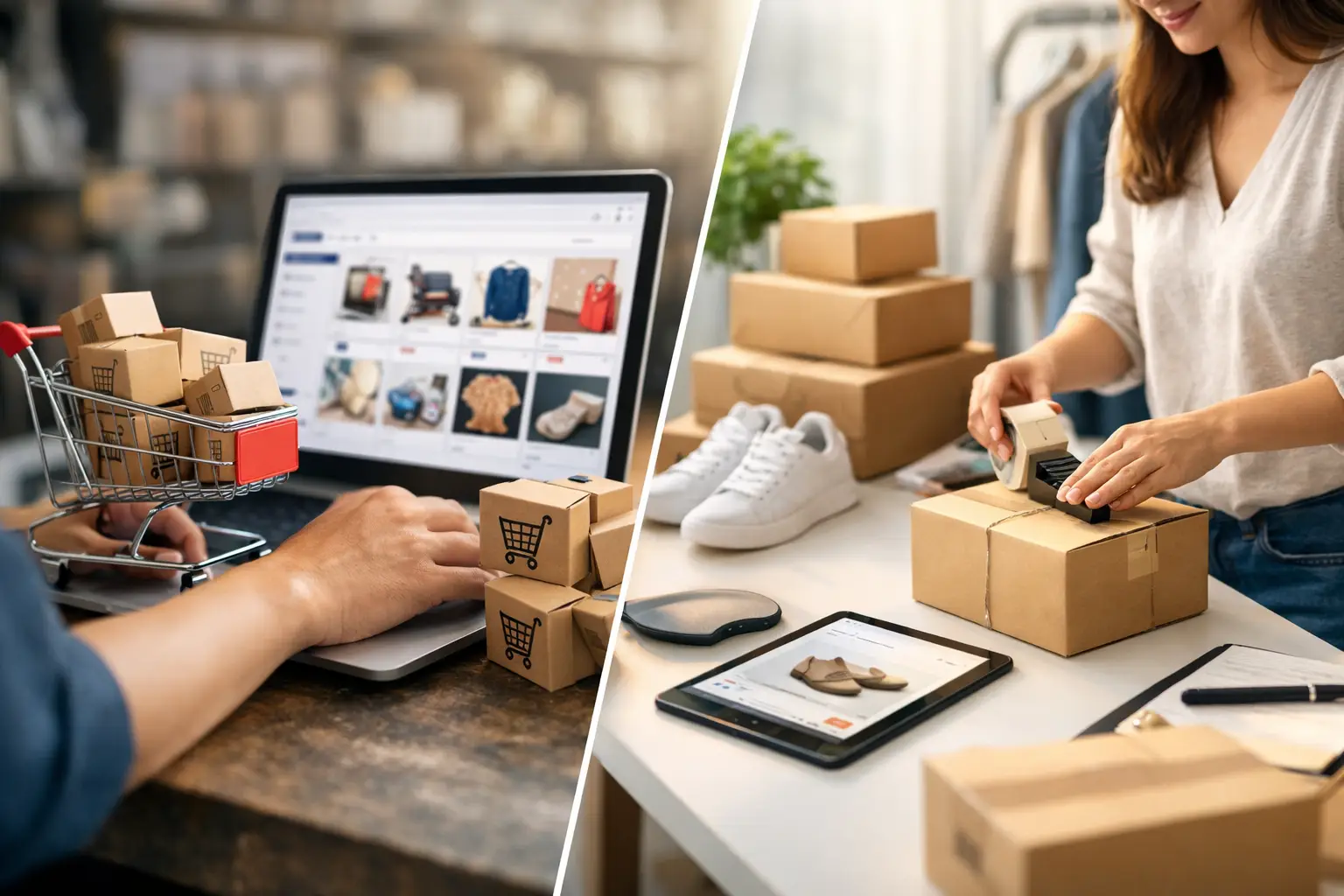 marketplace-vs-tienda-online Marketplace vs tienda online: compare alcance, control, costos y conversión para elegir el canal que mejor impulsa ventas y marca.
