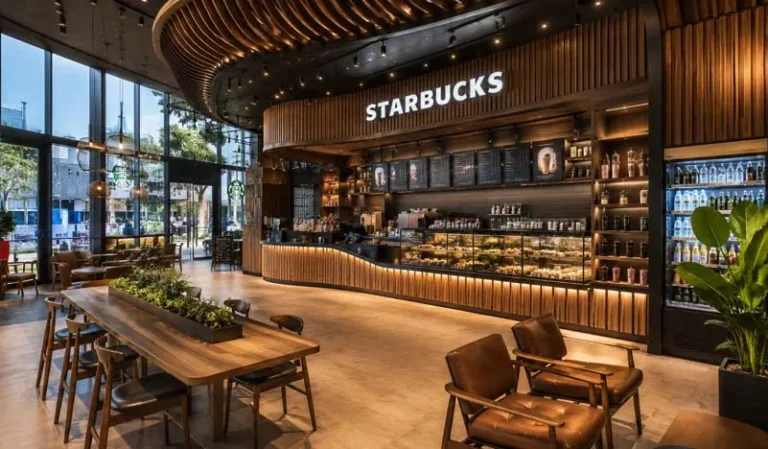 Fotografía de arquitectura interior de espacio comercial tipo cafetería en Bogotá
