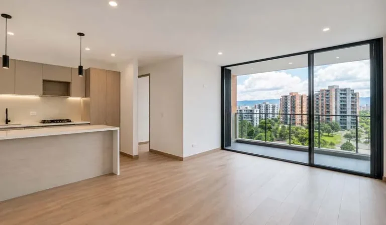 Fotografía de apartamento nuevo de proyecto inmobiliario moderno en Bogotá